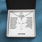 TO AN INCREDIBLE FATHER Stainless Cross Necklace with Ball Chain