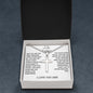 TO MY INCREDIBLE FATHER Stainless Cross Necklace with Ball Chain