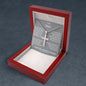 TO MY MAN Stainless Cross Necklace with Ball Chain