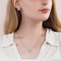 SISTER IN LAW BRIDESMAID LOVE KNOT NECKLACE AND EARRING SET