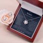 TO THE WOMAN MARRYING MY BROTHER Love Knot Earring & Necklace Set