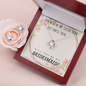 SISTER IN LAW BRIDESMAID LOVE KNOT NECKLACE AND EARRING SET