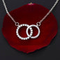 YOUR IN MY CIRCLE Perfect Pair Necklace