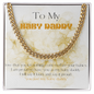MY BABY DADDY CUBAN CHAIN LINK STAINLESS STEEL