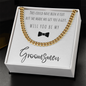 THIS COULD HAVE BEEN A TEXT WILL YPU BE MY GROOMSMEN CUBAN LINK CHAIN