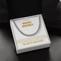 MY BABY DADDY CUBAN LINK CHAIN
