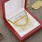 MY BABY DADDY CUBAN CHAIN LINK STAINLESS STEEL