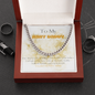 MY BABY DADDY CUBAN CHAIN LINK STAINLESS STEEL