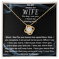 TO MY SMOKIN HOT WIFE LOVE KNOT NECKLACE