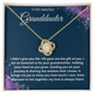 To My Amazing Granddaughter Love Know Necklace