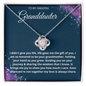 To My Amazing Granddaughter Love Know Necklace