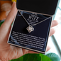TO MY SMOKIN HOT WIFE LOVE KNOT NECKLACE