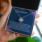 To My Amazing Granddaughter Love Know Necklace