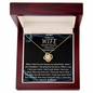 TO MY SMOKIN HOT WIFE LOVE KNOT NECKLACE