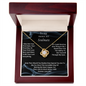 TO MY SMOKIN HOT SOULMATE LOVE KNOT NECKLACE