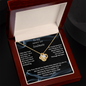 TO MY SMOKIN HOT SOULMATE LOVE KNOT NECKLACE