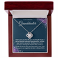 To My Amazing Granddaughter Love Know Necklace