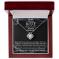 TO MY SMOKIN HOT WIFE LOVE KNOT NECKLACE