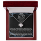 TO MY SMOKIN HOT WIFE LOVE KNOT NECKLACE