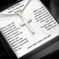 TO MY SISTER BFF Stainless Steel Cross Necklace