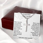 TO MY SISTER BFF Stainless Steel Cross Necklace
