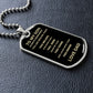 TO MY SON ALWAYS REMEBER LOVE DAD