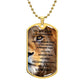 TO MY SON DOG TAG