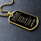 TO MY SON ALWAYS REMEBER LOVE DAD