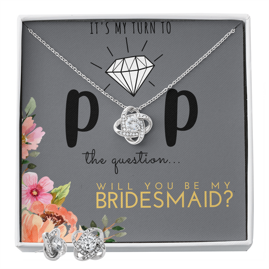 ITS MY TURN TO POP THE QUESTION LOVE NOT AND EARRINGS