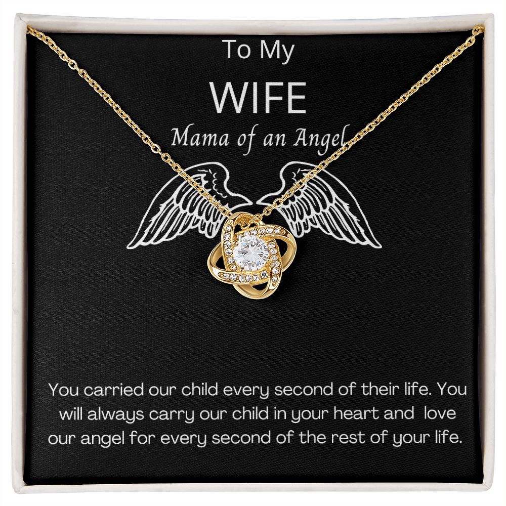 MAMA OF AN ANGEL Love Knot Necklace