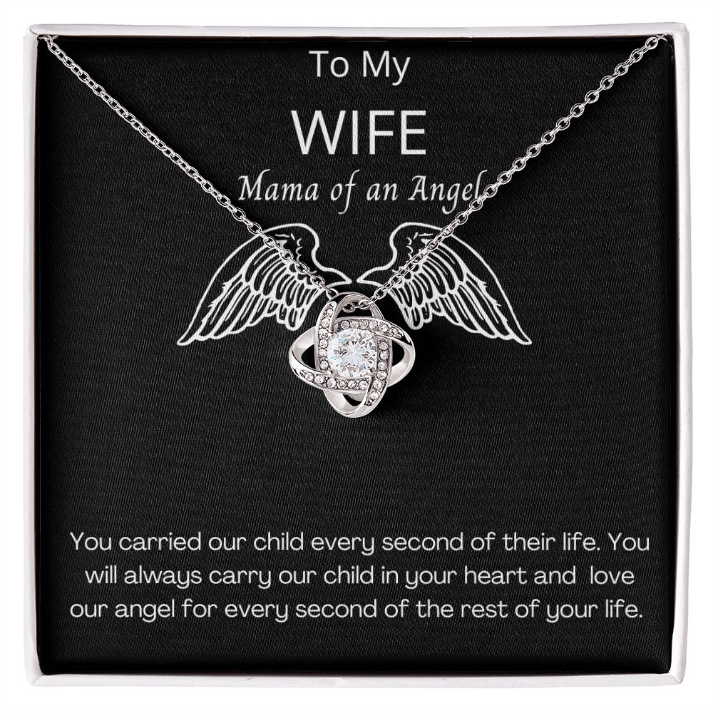 MAMA OF AN ANGEL Love Knot Necklace