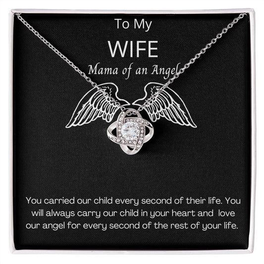 MAMA OF AN ANGEL Love Knot Necklace