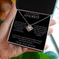 TO MY SMOKIN HOT SOULMATE Love Knot Necklace