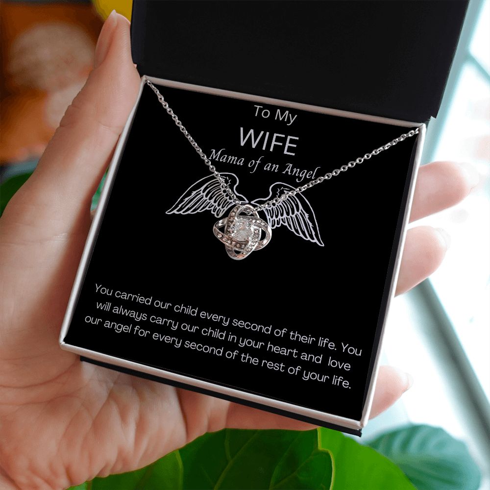 MAMA OF AN ANGEL Love Knot Necklace
