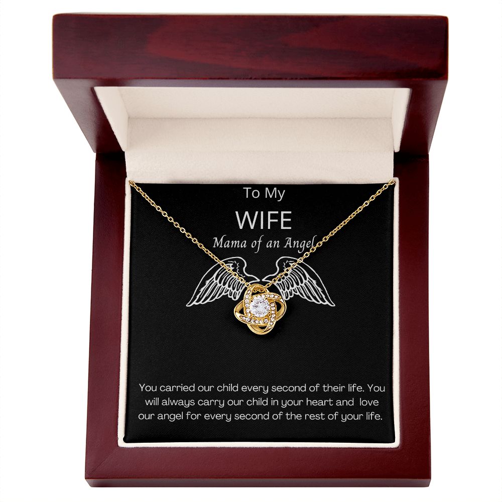 MAMA OF AN ANGEL Love Knot Necklace