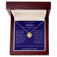 TO AN INDCREDIBLE MOTHERLove Knot Necklace.