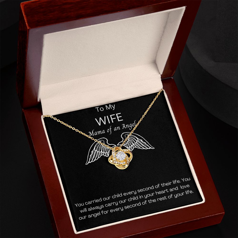 MAMA OF AN ANGEL Love Knot Necklace