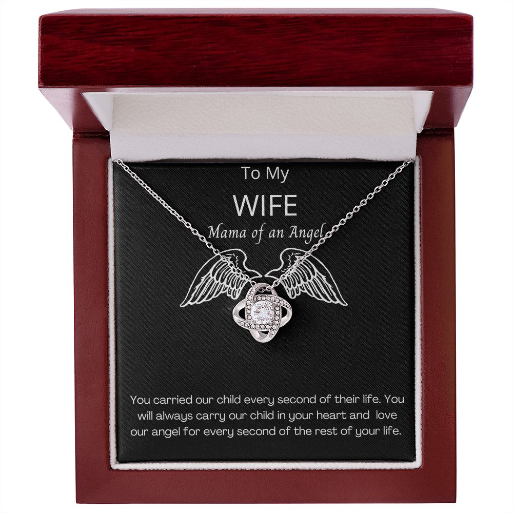 MAMA OF AN ANGEL Love Knot Necklace